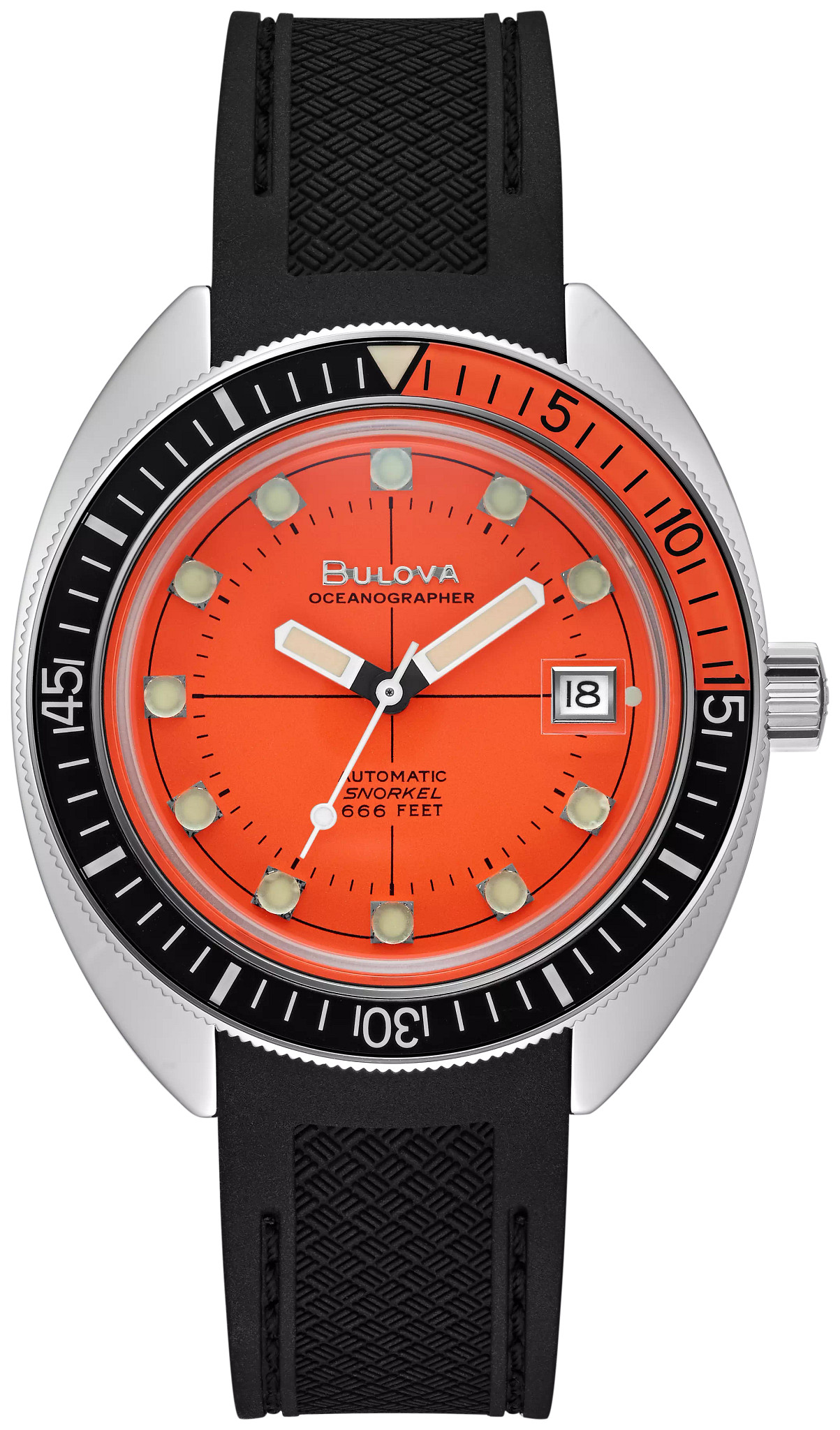 BULOVA OCEANOGRAPHER 25 JEWELS 社外レザーベルト BULOVA
